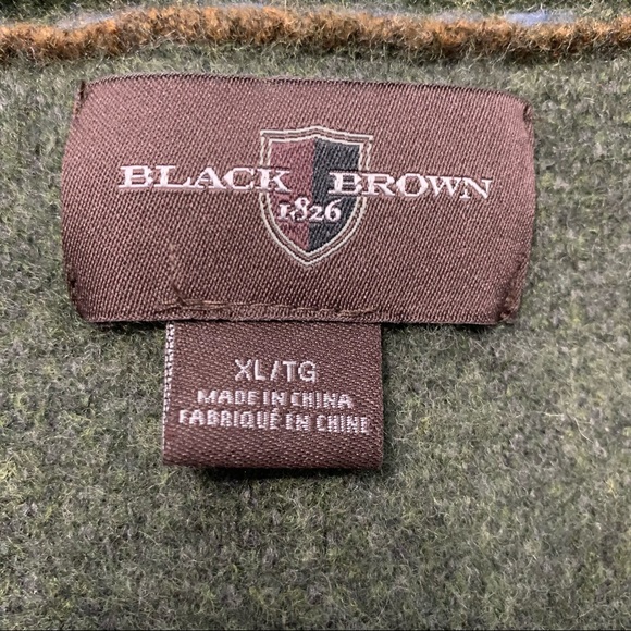 BLACK BROWN 1826 Wool blend sweater size XL - Picture 8 of 8